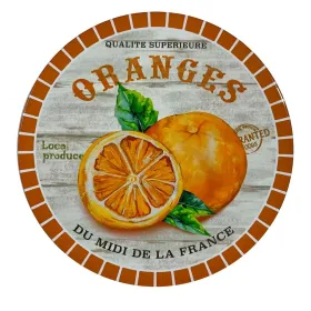 Table Mat Versa Orange Ceramic (20 x 20 cm)