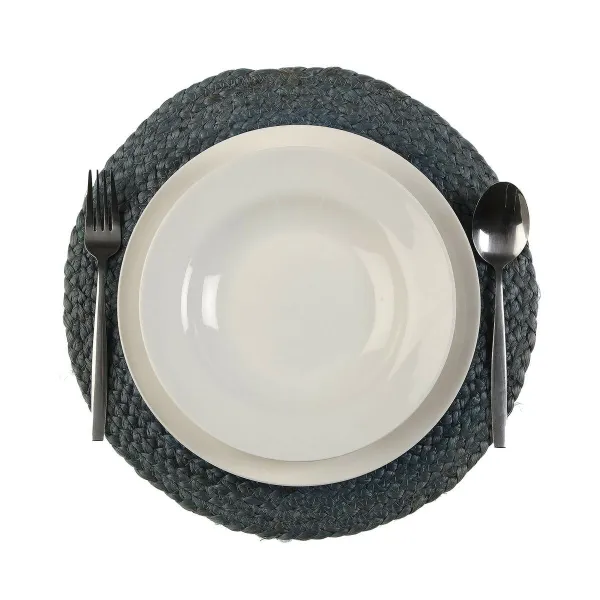 Table Mat Versa Grey 35 x 1 x 35 cm Jute