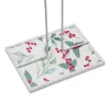 Virtuves Dvieļa Turētājs Versa Acebo Metāls Tērauds Koks MDF 16,5 x 31 x 13 cm