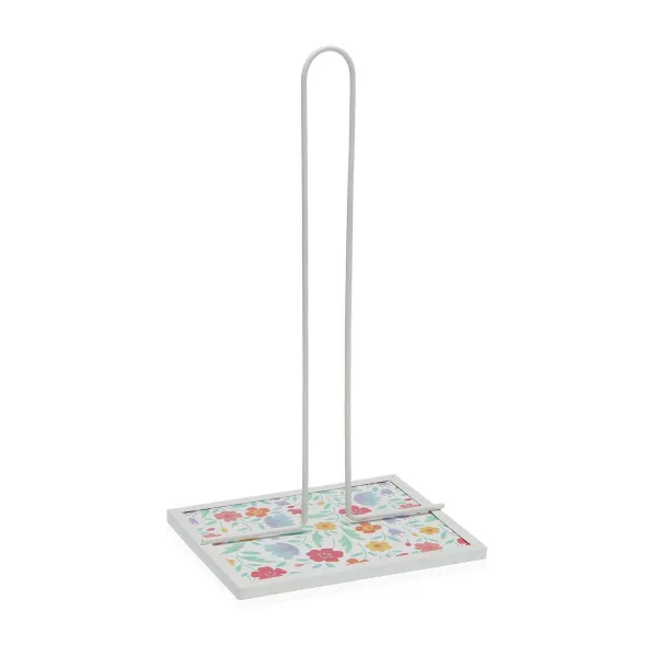 Keittiöpaperiteline Versa Flandes Metalli Teräs Puu MDF 16,5 x 31 x 13 cm