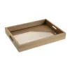 Paplāšu Komplekts Versa Koks MDF 30 x 5,5 x 40 cm (3 Daudzums)