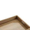 Padėklų rinkinys Versa Medžio MDF 30 x 5,5 x 40 cm (3 Dalys)
