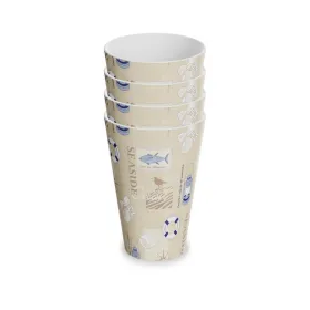 Lasisetti Versa Seaside Polyetyleeni RPET 4 Kappaletta