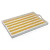 Поднос Versa Жёлтый Деревянный MDF 30 x 5 x 45 cm Лучи