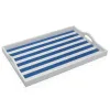 Tarjotin Versa Sininen Puu MDF 30 x 5 x 45 cm Raidat