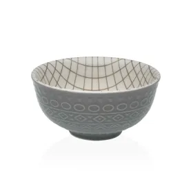 Snack Kulho Versa Harmaa Keraminen Posliini 12,3 x 5,8 x 12,3 cm