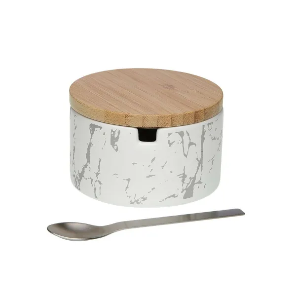 Cukraus dubuo Versa Keramikinis Bambukas Plienas Dolomite 12 x 6,5 x 10 cm