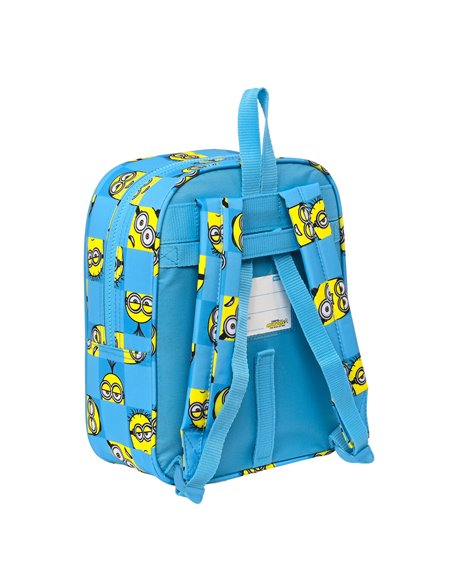 School Bag Minions Minionstatic Blue (22 x 27 x 10 cm)