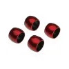 Servetėlės žiedas Versa Raudona polipropileno 4,7 x 3,2 x 4,7 cm 4 Dalys