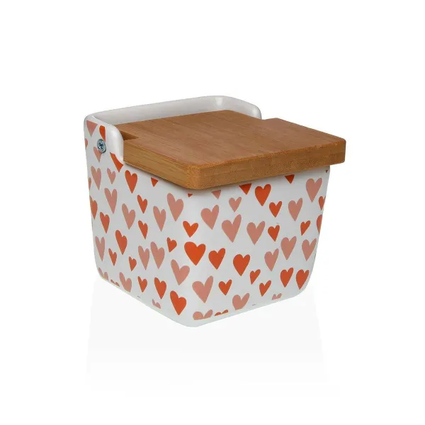 Druskinė su dangteliu Versa Amore Keramikinis 8,8 x 8,5 x 8,8 cm