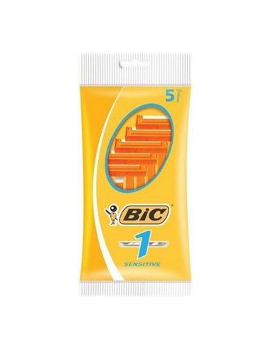 Manual shaving razor Bic Sensitive 1 (5 uds)