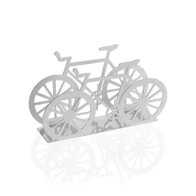 Servetėlės laikiklis Versa Balta Metalinis Keramikinis Plienas Geležis 4,5 x 9,5 x 16,5 cm Dviratis