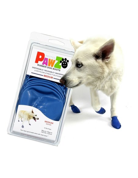 Boots Pawz Dog 12 Units Blue Size M