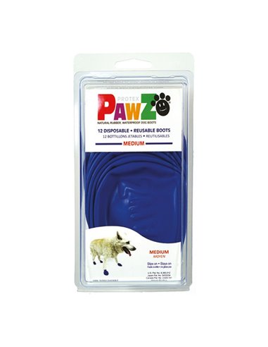 Boots Pawz Dog 12 Units Blue Size M