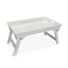 Paplāšu Komplekts Versa Balts Koks MDF 32 x 24 x 48 cm