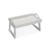 Set of trays Versa White MDF Wood 32 x 24 x 48 cm