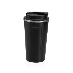 Kannellinen lasi Versa Musta Teräs polypropeeni 510 ml