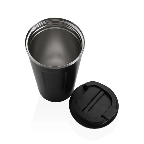 Стакан с крышкой Versa Чёрный Сталь полипропилен 510 ml