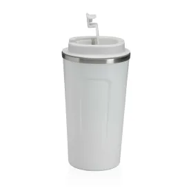 Kannellinen lasi Versa Valkoinen Teräs polypropeeni 510 ml