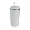 Стакан с крышкой Versa Белый Сталь полипропилен 510 ml