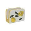Коробка для салфеток Versa Керамика 5 x 8 x 11 cm Лимонный