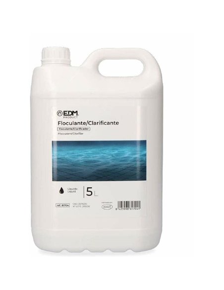 Swimming pool water clarifier EDM Liquid 5 L