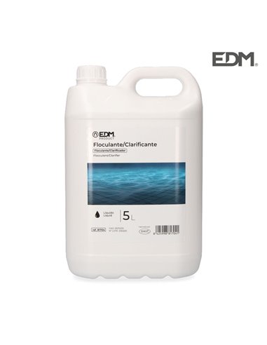 Swimming pool water clarifier EDM Liquid 5 L