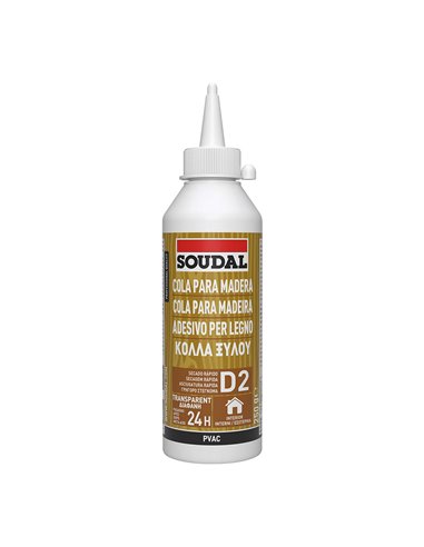 Instant Glue Soudal 117834 Wood White 250 g