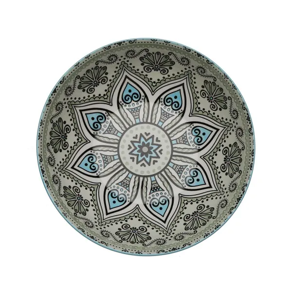 Salātu Trauks Versa Zaļš Keramika Porcelāns 22,5 x 9 x 22,5 cm