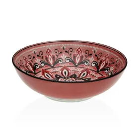 Salātu Trauks Versa Sarkans Keramika Porcelāns 22,5 x 9 x 22,5 cm