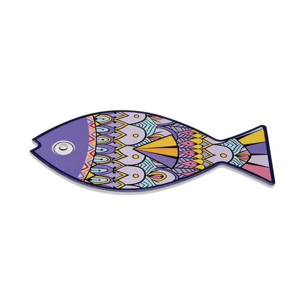Table Mat Versa Cork Ceramic Fish 14 x 0,7 x 20 cm