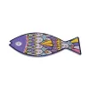 Table Mat Versa Cork Ceramic Fish 14 x 0,7 x 20 cm