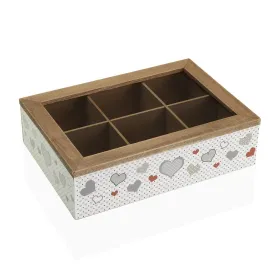 Коробочка для чая Versa Деревянный 17 x 7 x 24 cm