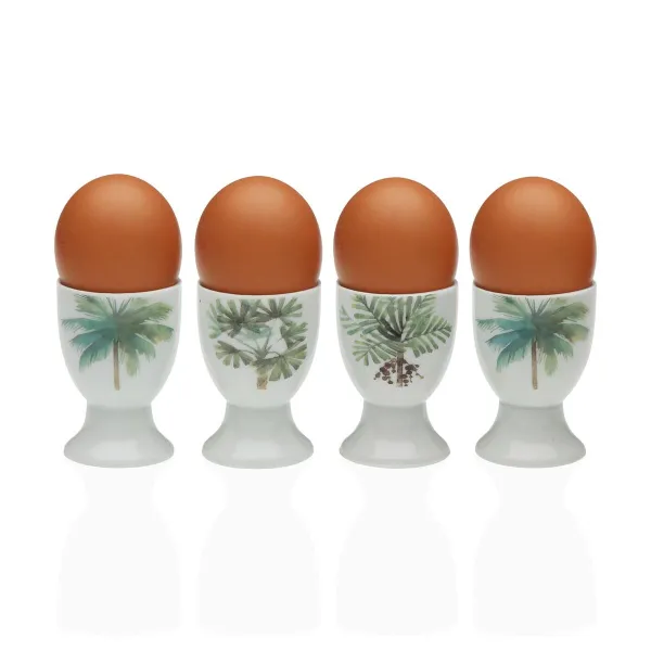 Bļodu komplekts Versa Porcelāns 4,5 x 6,5 x 4,5 cm 4 Daudzums