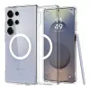 Spigen Ultra Hybrid Mag MagSafe - Case for Samsung Galaxy S25 Ultra (Clear / White)