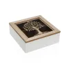Коробочка для чая Versa Деревянный MDF 20 x 7 x 20 cm Дерево жизни