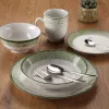 Tableware Versa Green Porcelain 18 Pieces