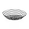 Ваза для фруктов Versa Чёрный Металл Сталь 23 X 7 X 31 CM
