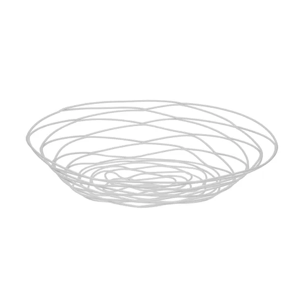 Vaisių dubuo Versa Balta Metalinis Plienas 23 X 7 X 31 CM