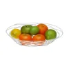 Fruit Bowl Versa White Metal Steel 23 X 7 X 31 CM
