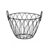 Ваза для фруктов Versa Чёрный Металл Сталь 19,5 X 21,5 X 28,5 CM