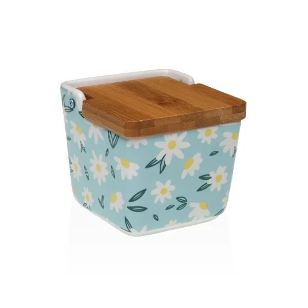 Druskinė su dangteliu Versa DAISY  Keramikinis 8,8 x 8,5 x 8,8 cm