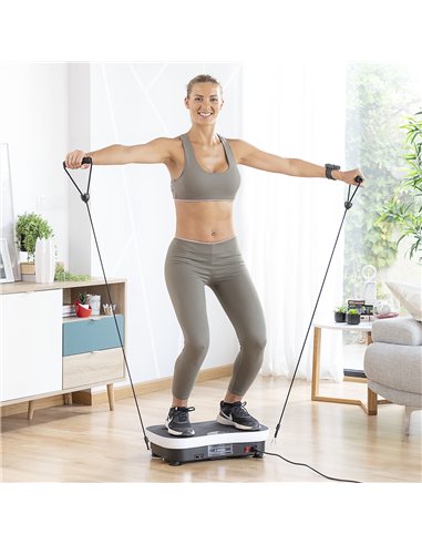 Vibration Training Plate with Accessories and Exercise Guide Vybeform InnovaGoods