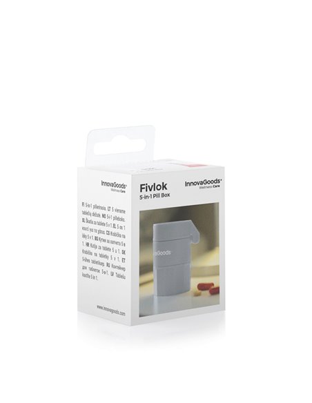 5-in-1 Pill Dispenser with Cutter and Crusher Fivlok InnovaGoods