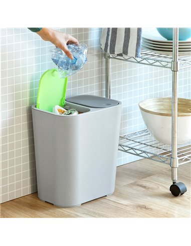 Double Recycling Bin Bincle InnovaGoods