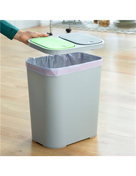 Double Recycling Bin Bincle InnovaGoods