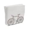 Napkin holder Versa Grey Metal Steel Iron 4,5 x 9,5 x 16,5 cm Bicycle