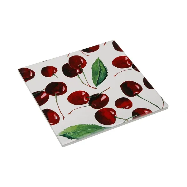 Подставка под горячее Versa Kорка Керамика вишня 20 X 0,6 X 20 CM