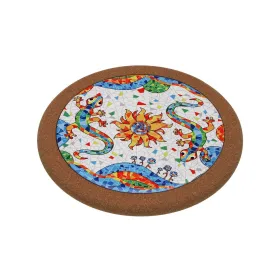 Table Mat Versa Cork Ceramic Salamander 20 X 0,6 X 20 CM