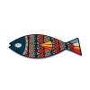 Galda paliktnis Versa Zaļš Korķis Keramika Zivis 14 x 0,7 x 20 cm